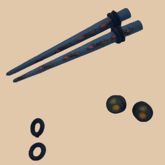 Invader ZIM Body Jewelry 4G Blue Small