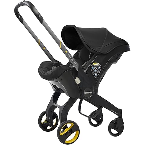 Multi-Stage Versatility & All-Terrain Luxury: Costway 2-in-1 Foldable Baby Stroller & Bassinet (Coffee)