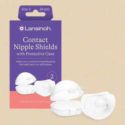 Lansinoh Nipple Shield 2-Pack (24mm)