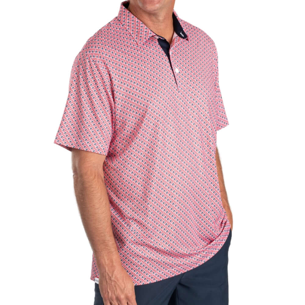 Men's Puma Golf Volition Multi Flag Polo