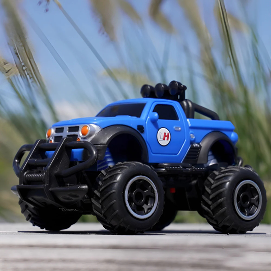 HST RC MINI MIX JEEP ROAD POLICE, Remote Control Race Car COLOR BLUE AND BLACK