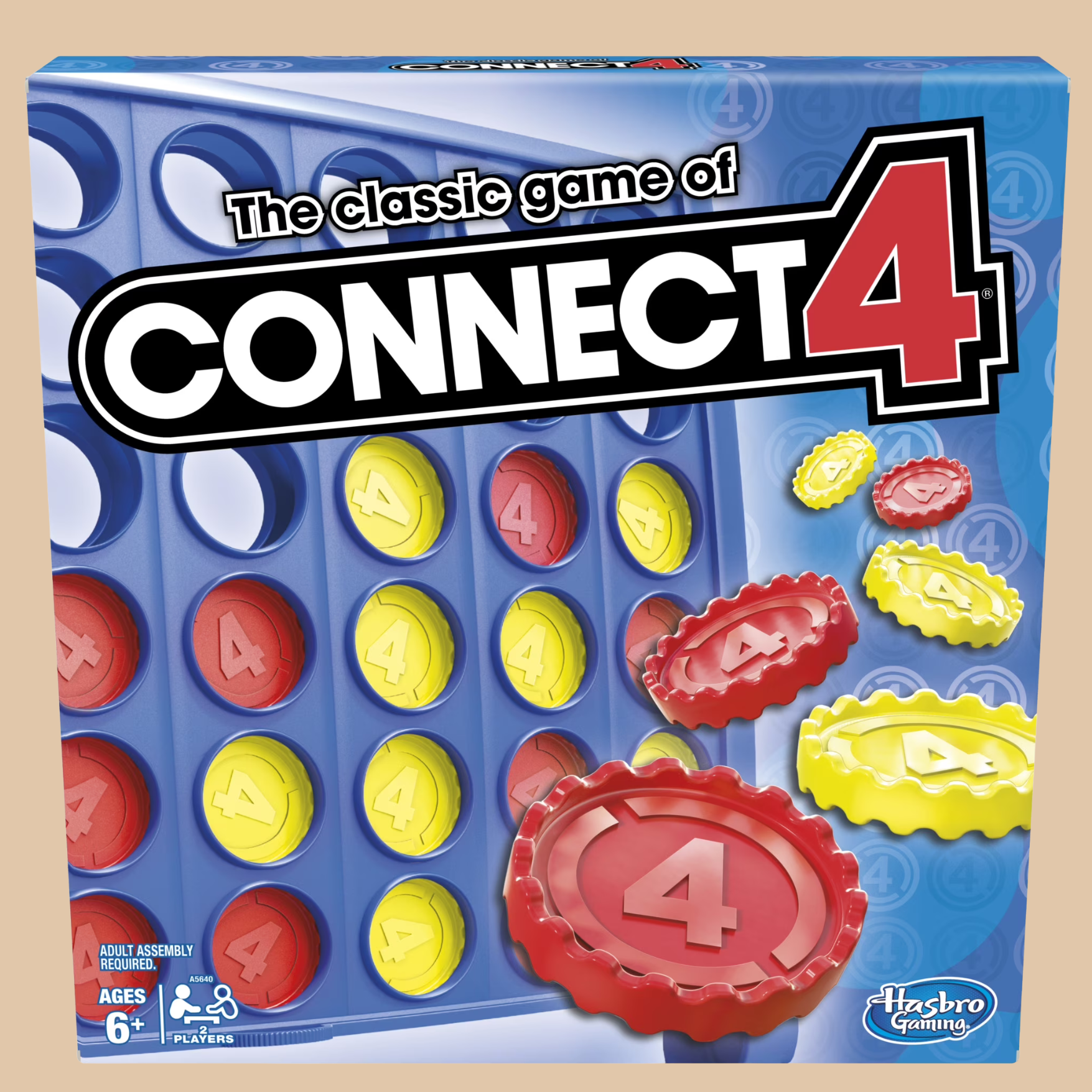 Connect 4 Classic Grid Board Game