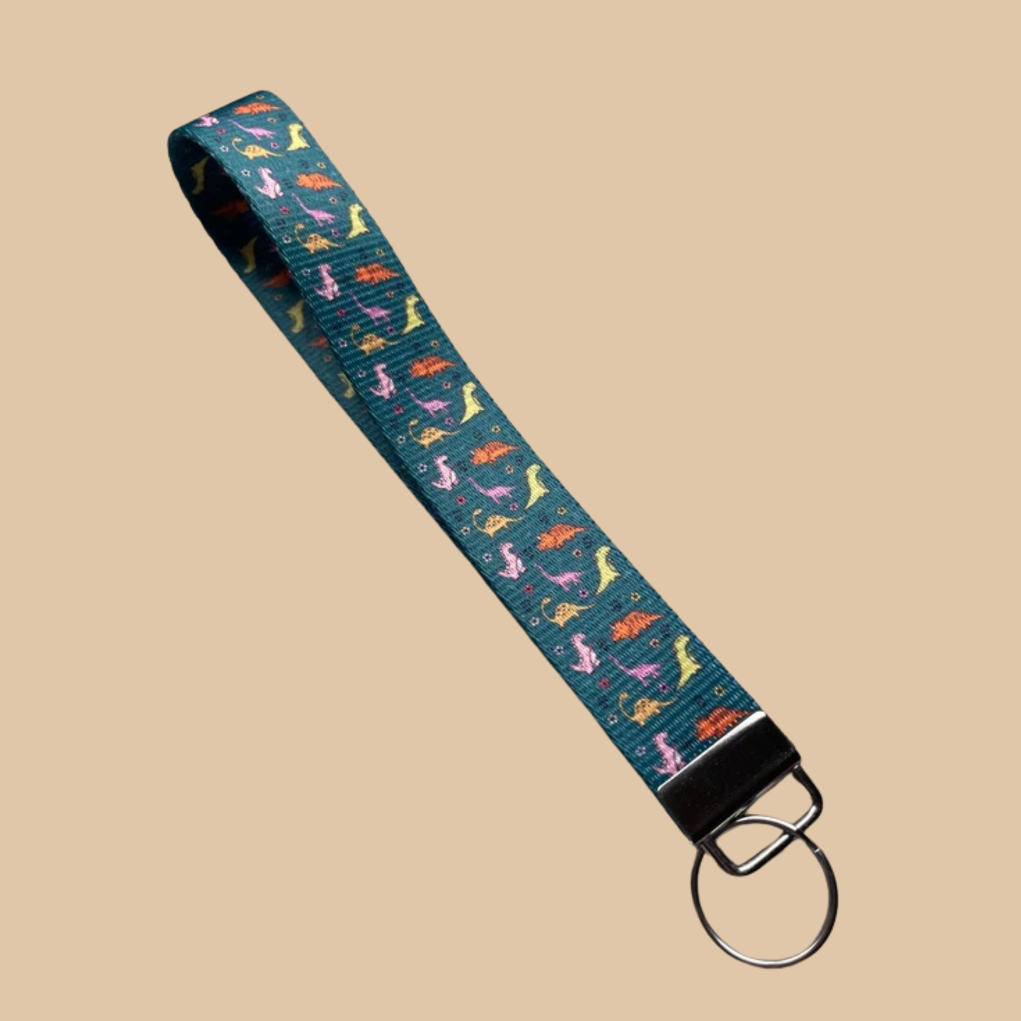 Blue Dinosaur Wrist Lanyard