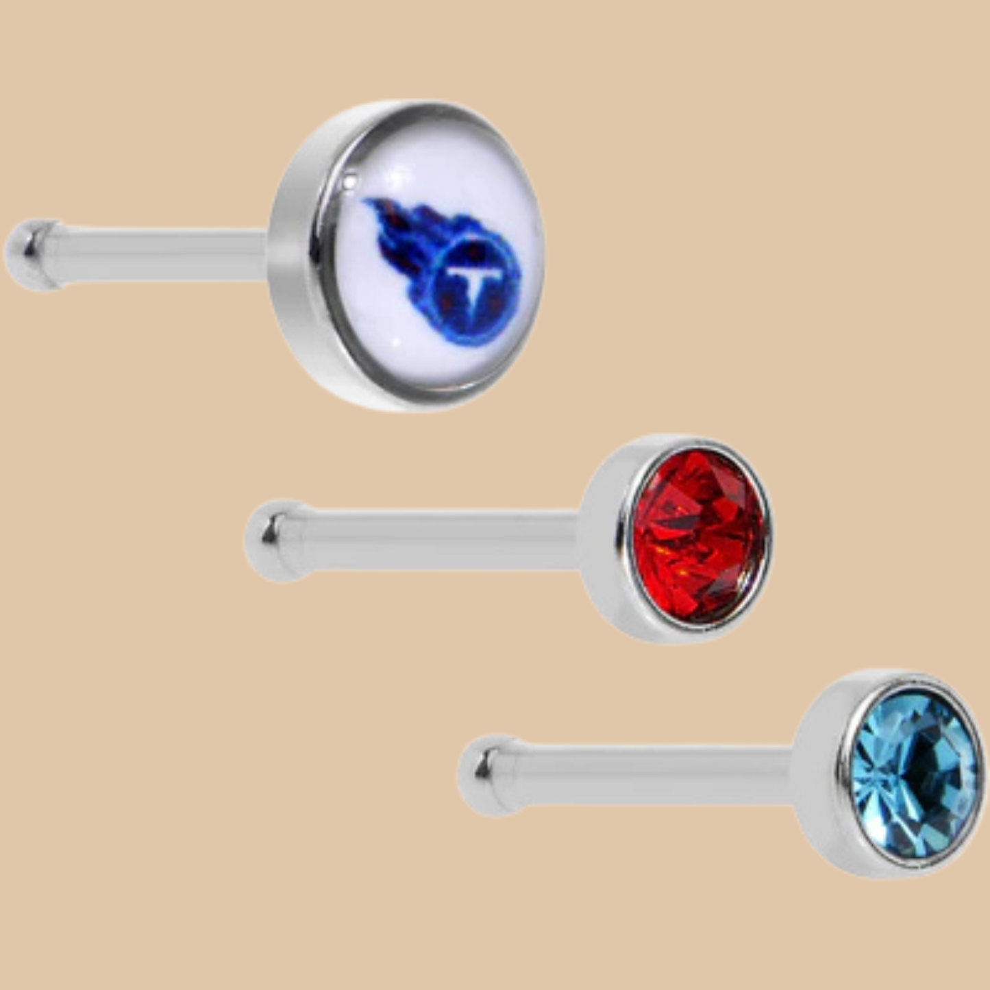 Tennessee Titans NFL Body Jewelry – Tongue Ring