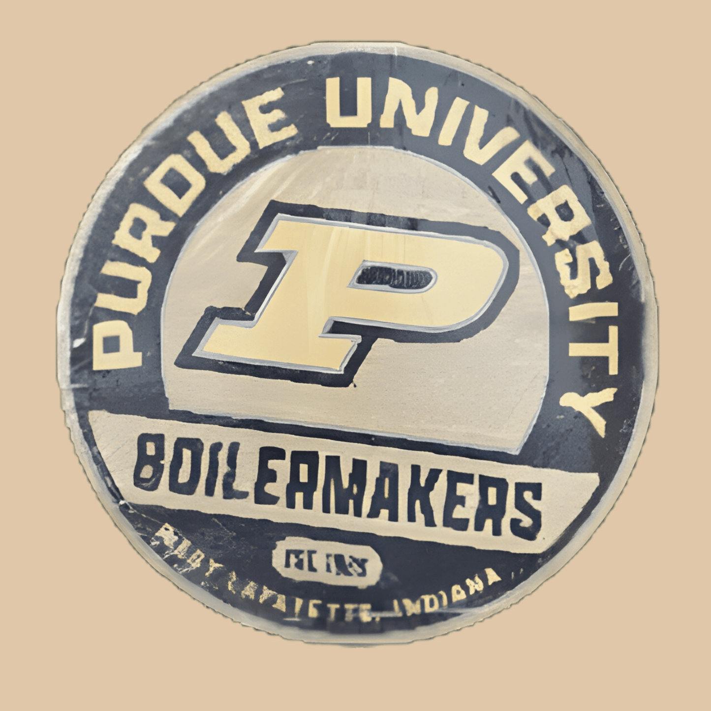 Purdue Boilermakers Weathered Wall Sign - COLO