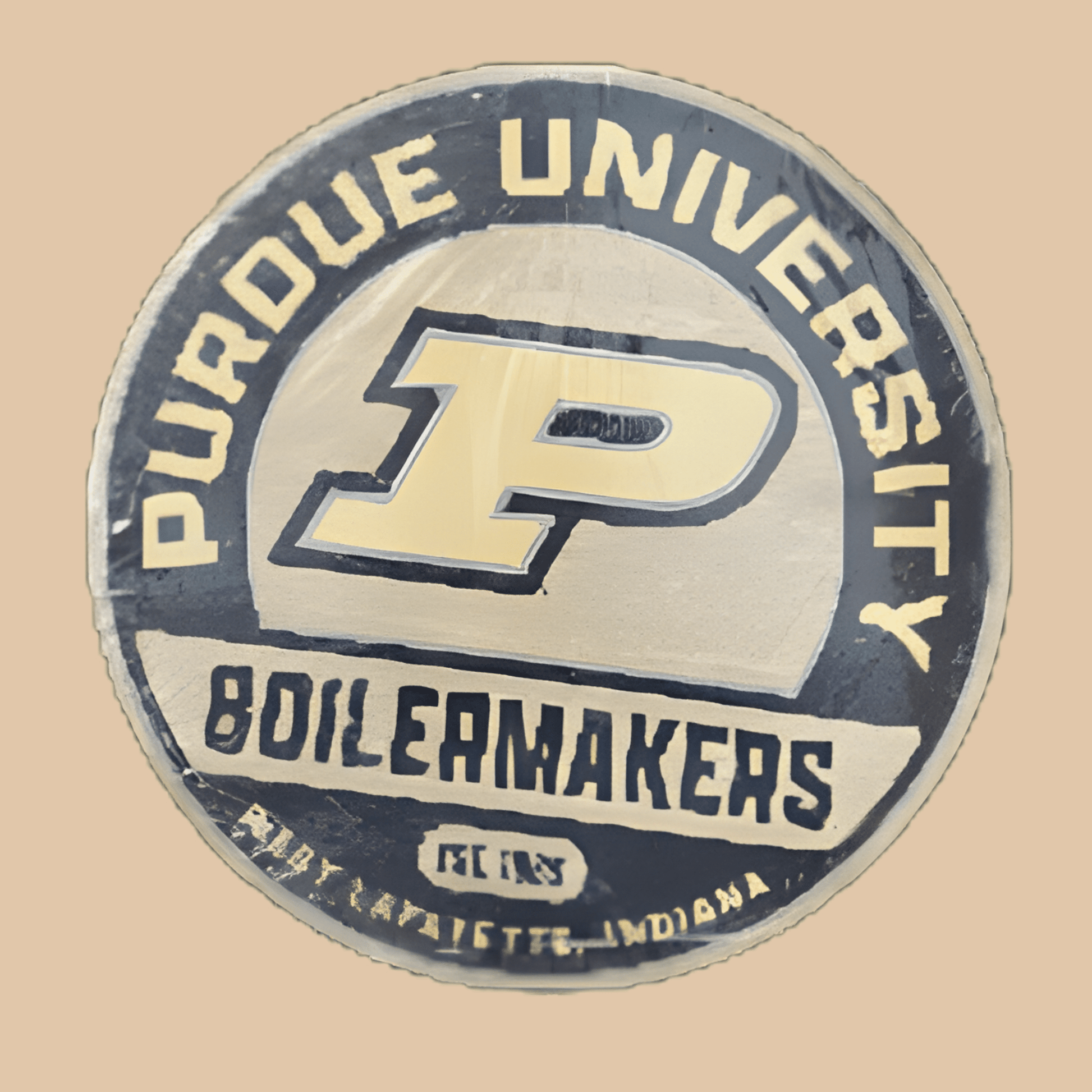 Purdue Boilermakers Weathered Wall Sign - COLO