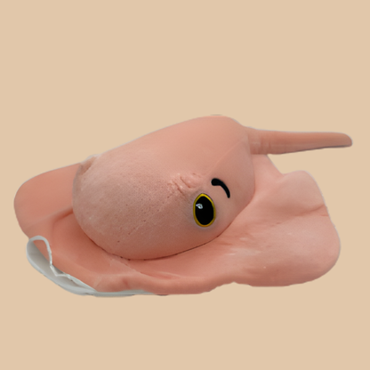 Stingray Plush Toy – Soft Huggable Ocean Animal 18" x 19"
