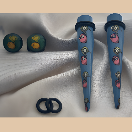 Invader ZIM Body Jewelry OG Blue Thick