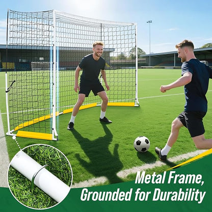 Patiassy Soccer Goal Net with Training Target & Carry Bag