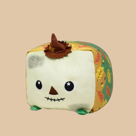 Moosh Moosh Plus Scarecrow Squish Pillow Stuffed 8" x 10"