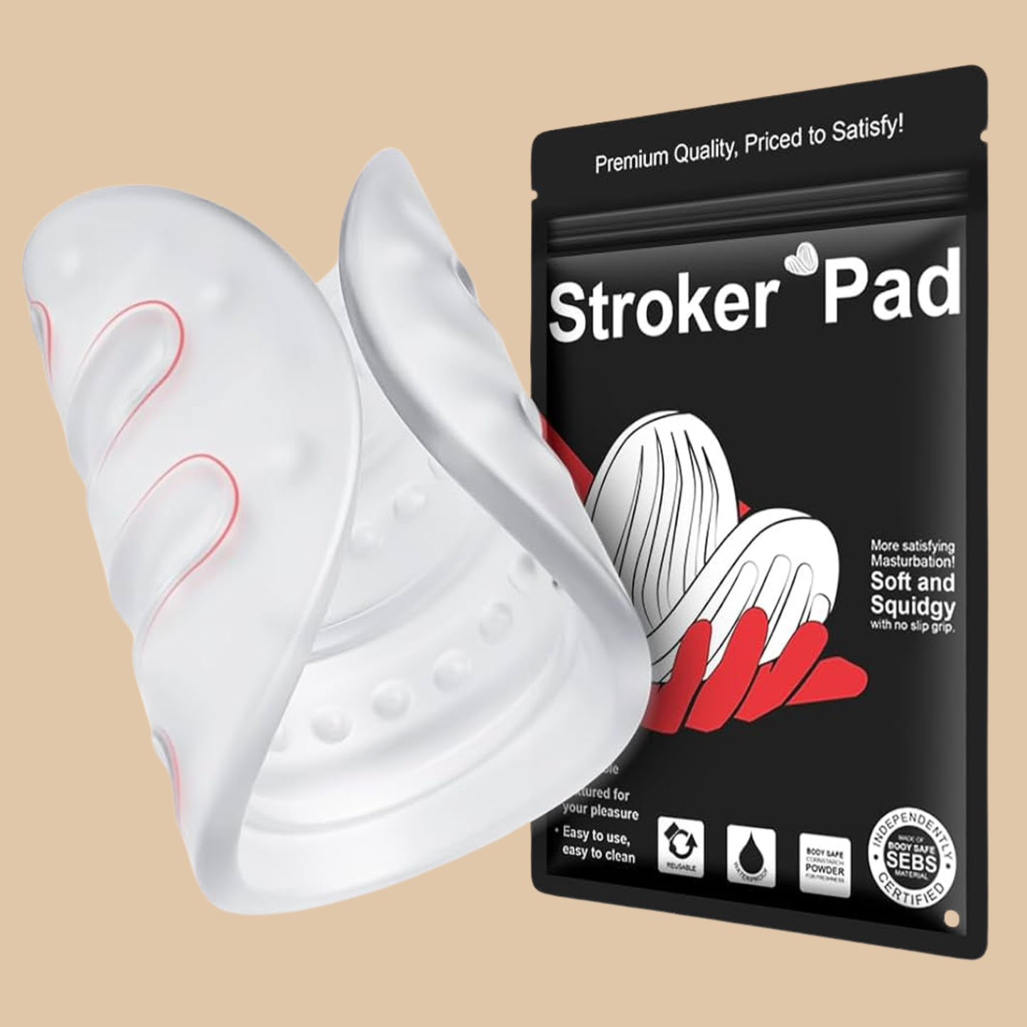 Stroker Pad Pocket Pussies Sleeve for Men
