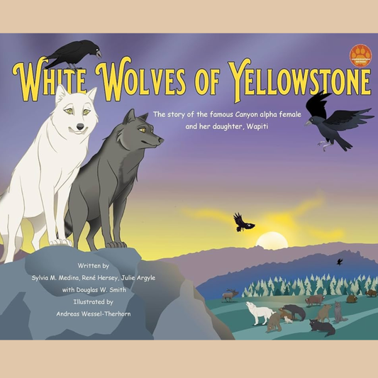 White Wolves of Yellowstone Paperback