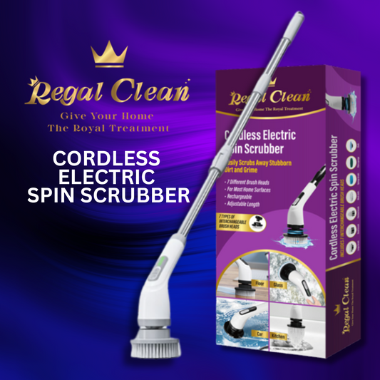 REGAL CLEAN CORDLESS  ELECTRIC  SPIN SCRUBBER