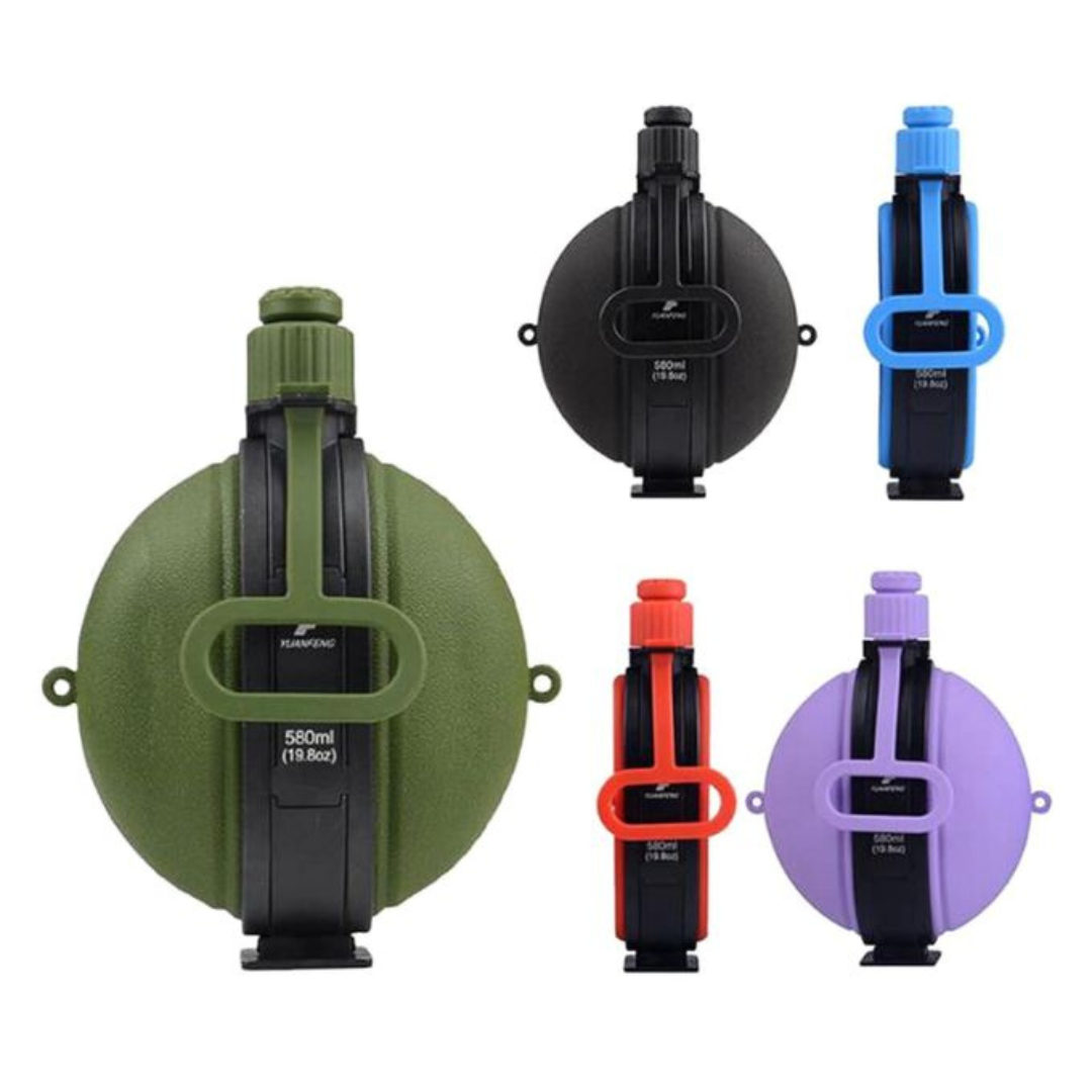 Multi-Color Collapsible Silicone Water Bottle – 580ml BPA-Free