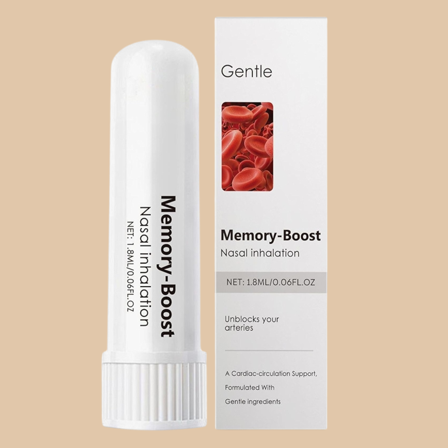 Memory Boost Aromatherapy Nasal Inhaler Stick