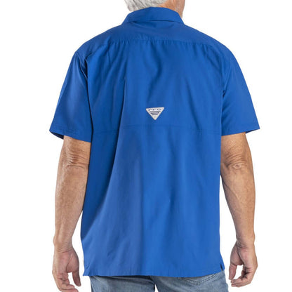 Men's Columbia USA Flag Slack Tide Short-Sleeve Shirt
