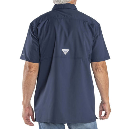 Men's Columbia USA Flag Slack Tide Short-Sleeve Shirt