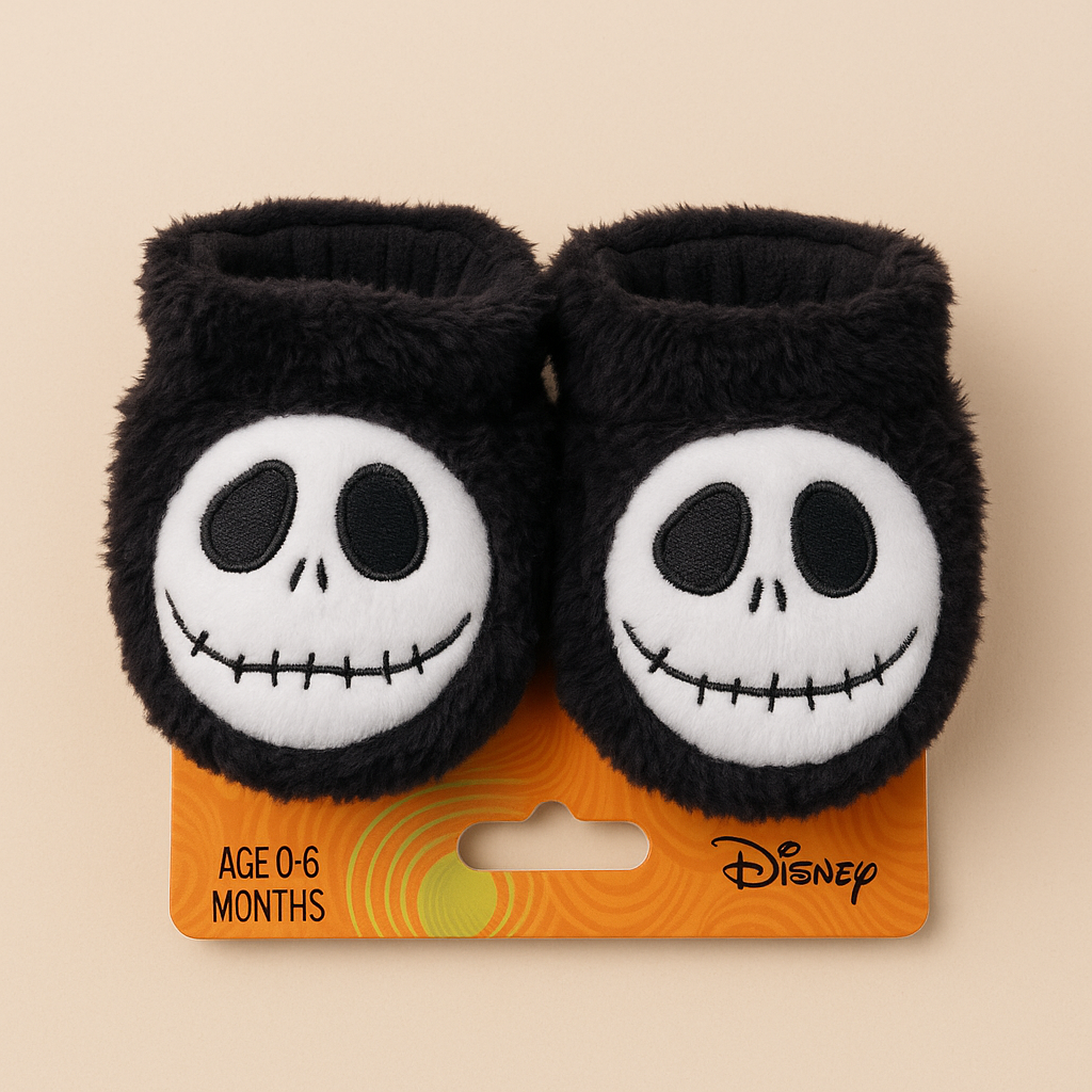 Nightmare Before Christmas Jack Baby Slippers – 0-6 Months