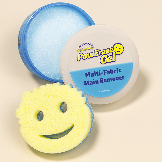 Scrub Daddy PowerErase Gel Fabric Stain Remover with Scrub Mommy Spot Cleaner