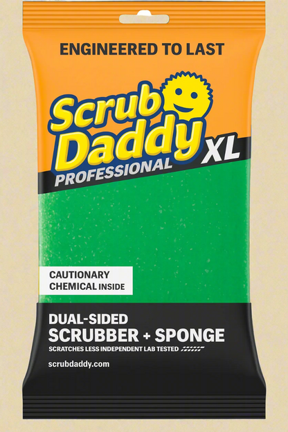 Scrub Daddy Dual-Sided Scrubber + Sponge XL – 1 Count