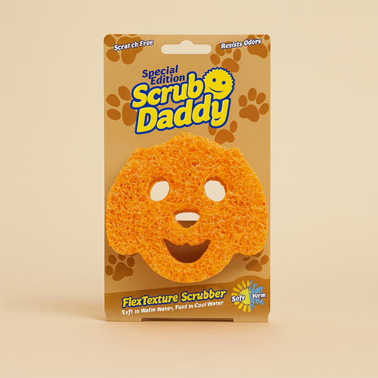 Scrub Daddy Pets Edition – Dog Sponge (Scratch-Free, BPA-Free)