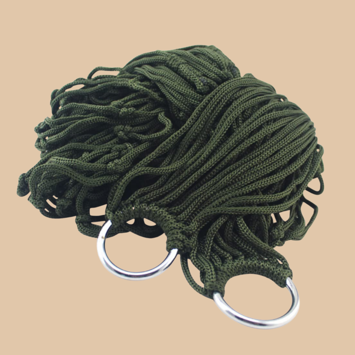 Nylon Rope Hammock Thickened Green