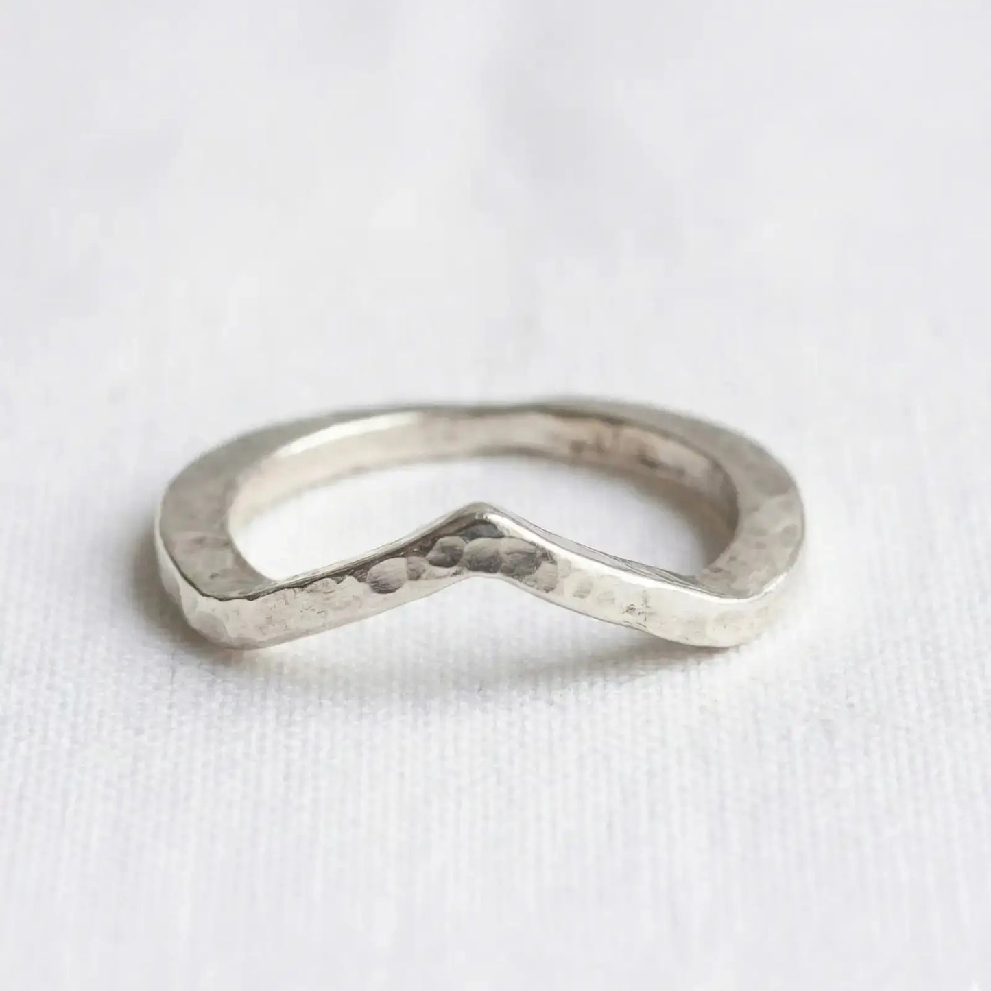 STAINLESS STEEL PLAIN V BAND RING