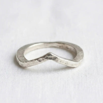 STAINLESS STEEL PLAIN V BAND RING