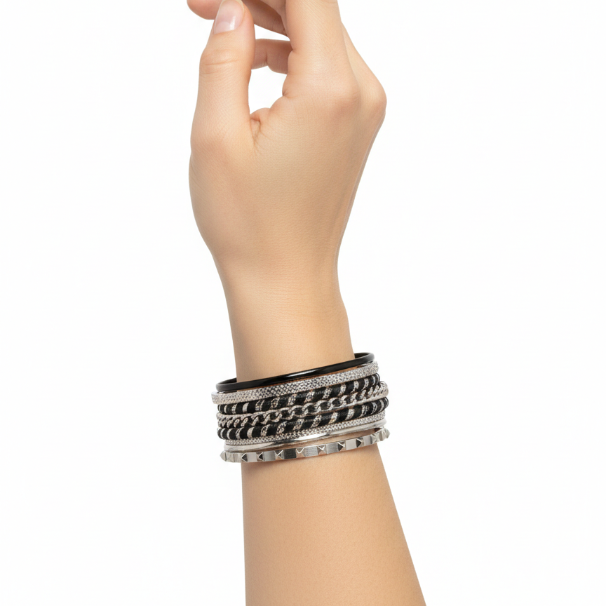 Citrine Mosaic Wrap Cuff