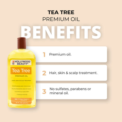 HOLLYWOOD BEAUTY TEA TREE PREMIUM OIL