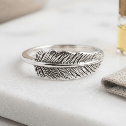 Sterling Silver LEAVE ANTIQUE FINISH Toe /Midi Ring