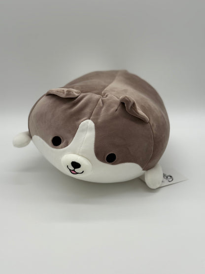 Lyla Shiba Inu Stuffed Soft Plush Toy for Kids Gray 13" x 14"