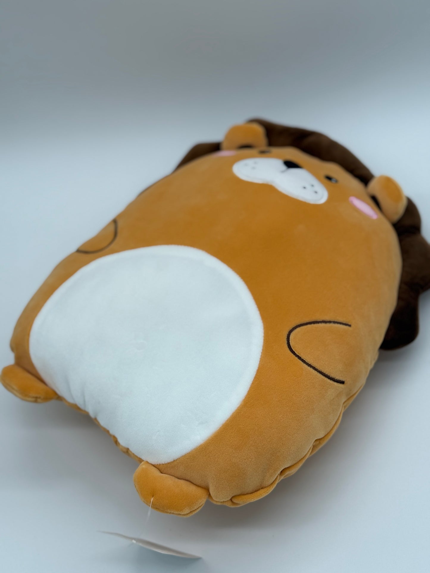 Cute Throw Pillow Plush Toy Stuffed Animal Soft Plushie Doll Gifts Kids Plush Pillows (Lion) 13" x 15"