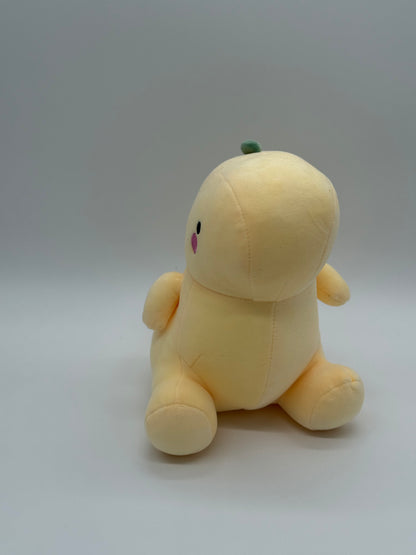 Yellow Baby Dinosaur Plush Toy – Soft Stuffed Animal, Medium 10–14"