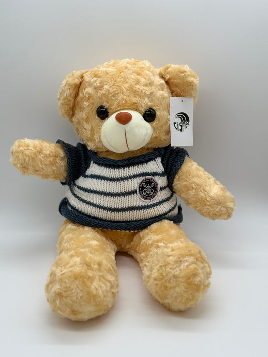 Beige Teddy Bear Stuffed Animal – X-Large 20"–24" Soft Plush Toy with T-Shirt