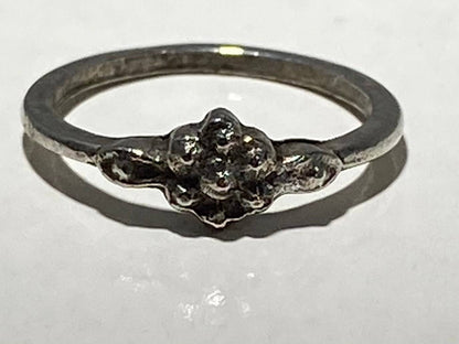 STAINLESS STEEL ANTIQUE BEADED RING
