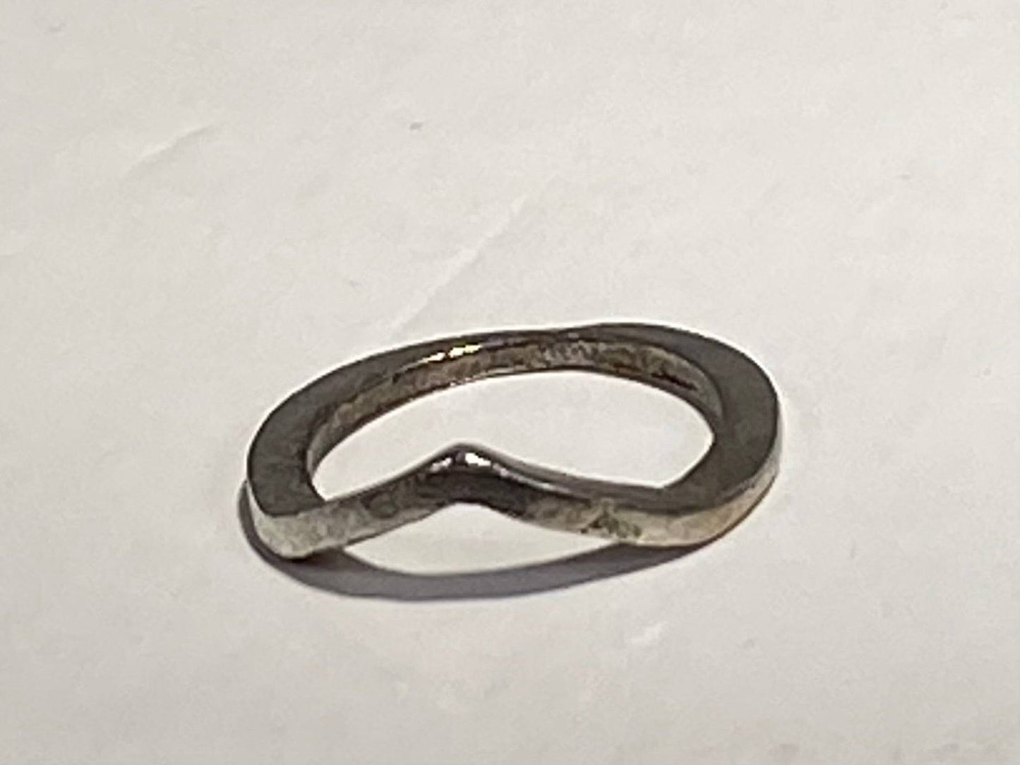 STAINLESS STEEL PLAIN V BAND RING