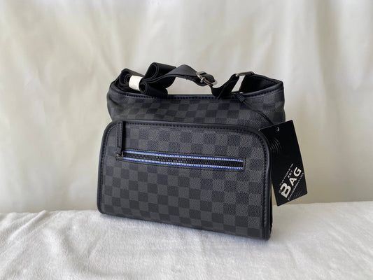 Unsex Business Bag High-Quality Leather Fingerprint Lock Pouch Fashion Storage Bag Waterproof