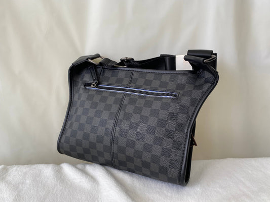 Unsex Business Bag High-Quality Leather Fingerprint Lock Pouch Fashion Storage Bag Waterproof