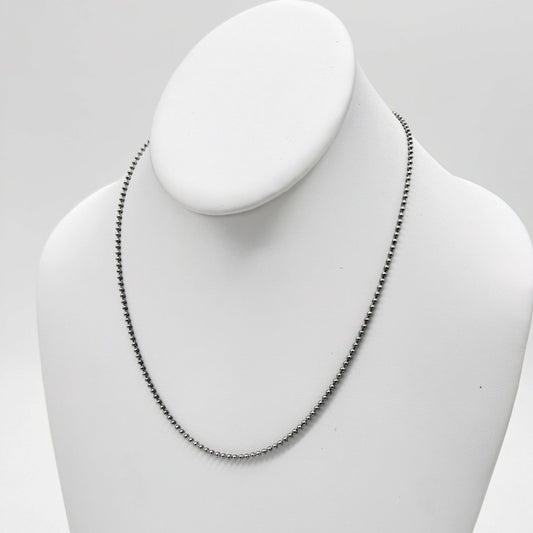 Silver-Tone Ball Chain Necklace - COLO