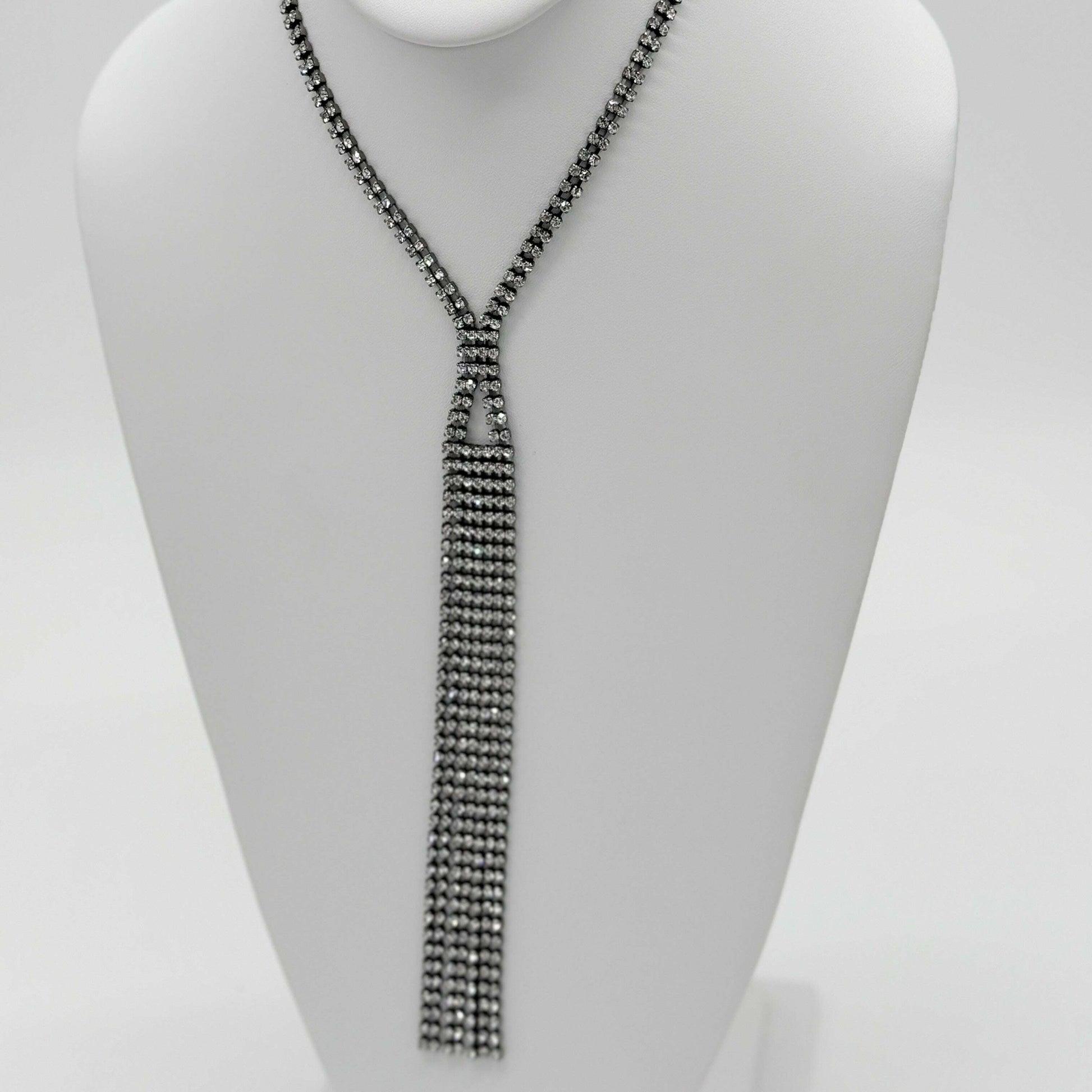 Crystal Tie-Style Lariat Necklace - COLO