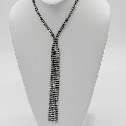 Crystal Tie-Style Lariat Necklace - COLO