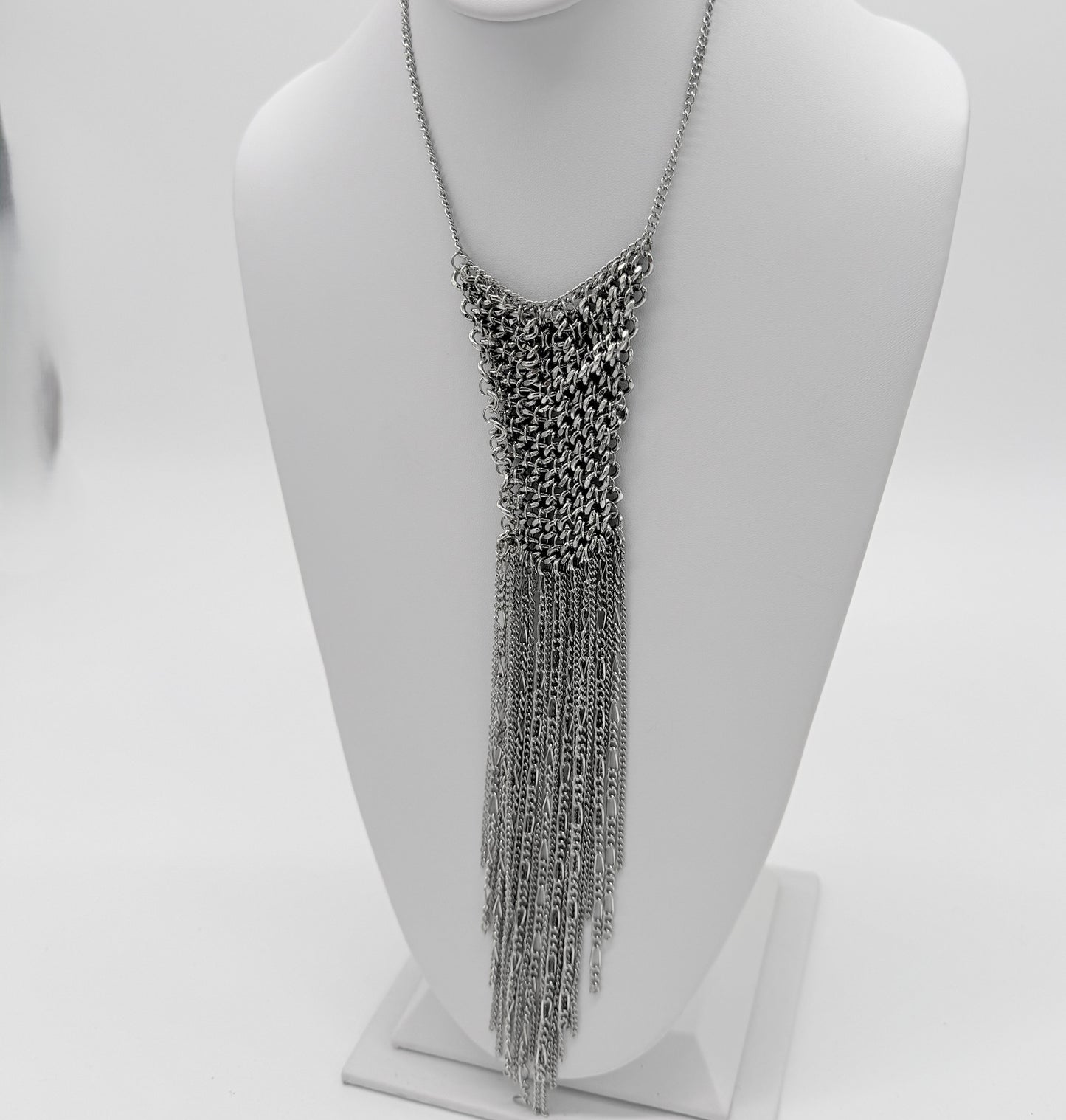 Double-Strand Resin Necklace – Seafoam & Brown