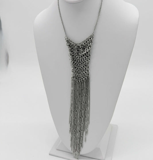 Double-Strand Resin Necklace – Seafoam & Brown - COLO