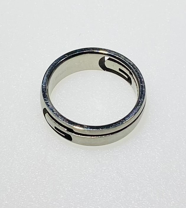 Stainless Steel Geometric Greek Key / Cutout