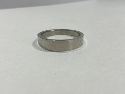Madison Collections High-Polish Stainless Steel Plain Band Ring