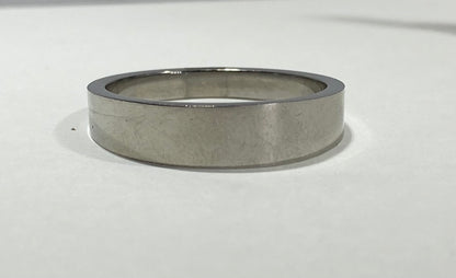 Madison Collections High-Polish Stainless Steel Plain Band Ring
