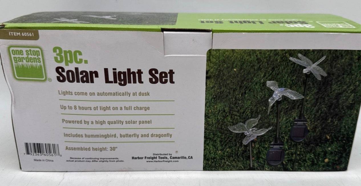 Multi-Color Changing Outdoor Solar Bird Stake Lights | Whimsical 3-Pack Set