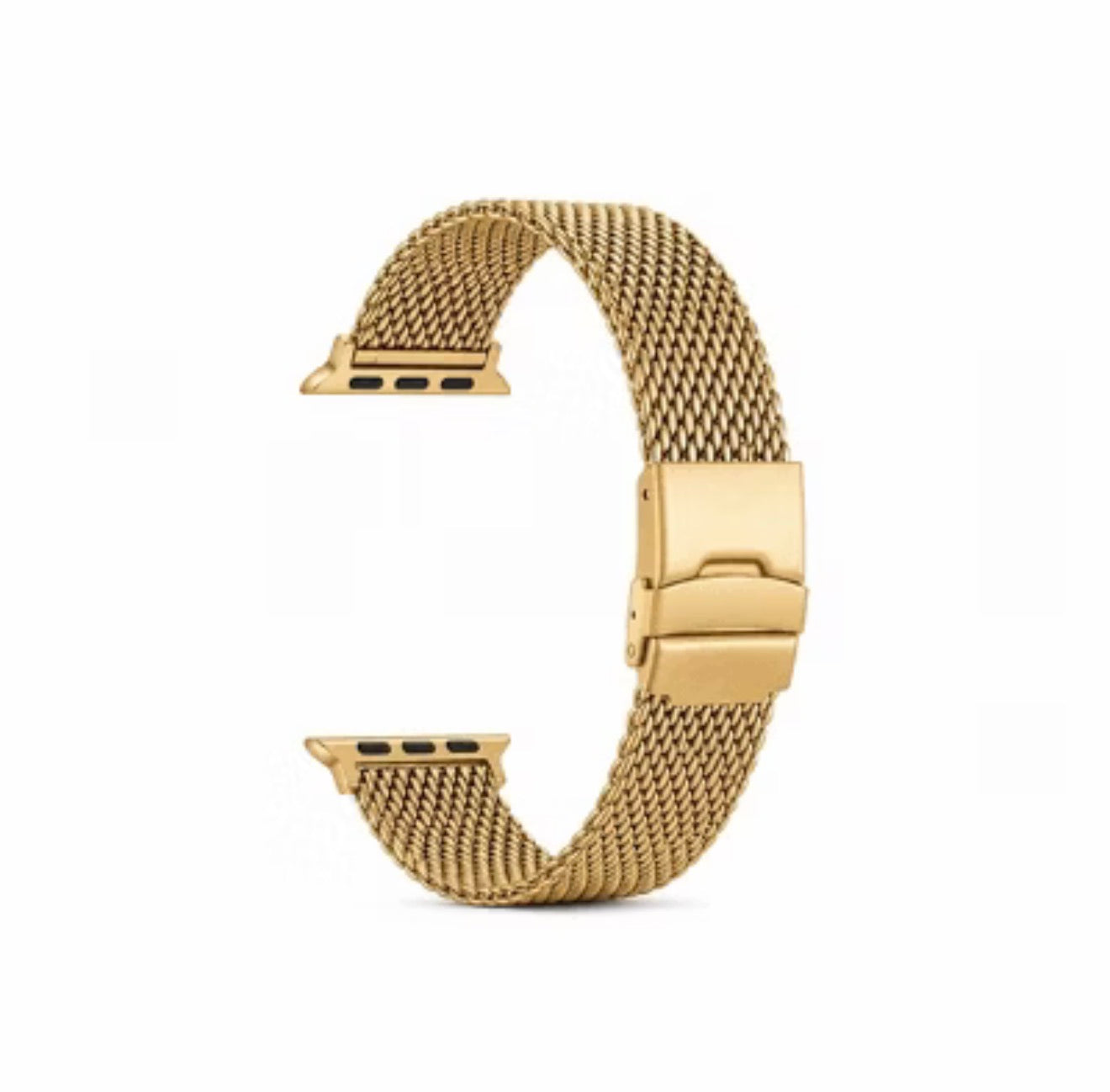 GOLD MESH STAINLESS STEEL BRACELET SMARTWATCH BAND 38-42 MM