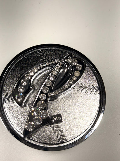 Philadelphia Phillies Rhinestone Spinner Belt Buckle